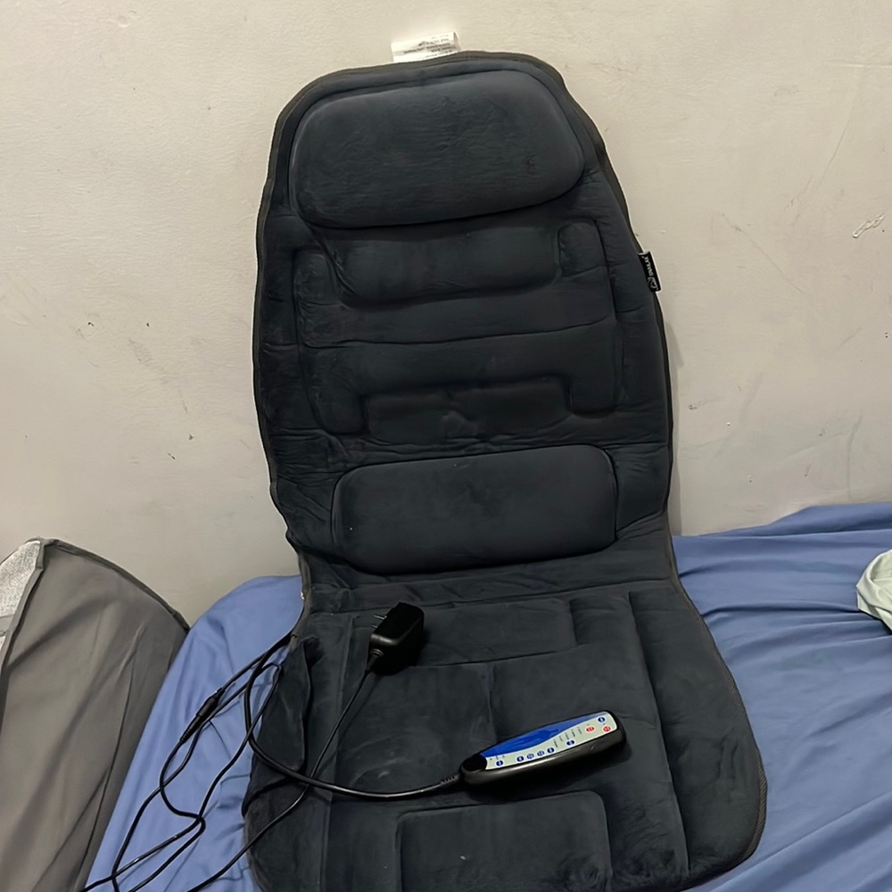 Blue massage chair